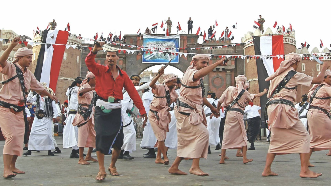 رقصة البرع(أ.ف.ب)